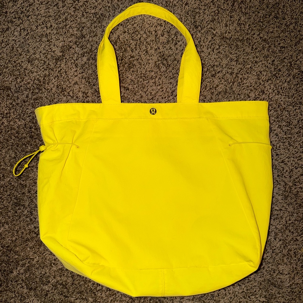 Lululemon Yellow Tote Bag